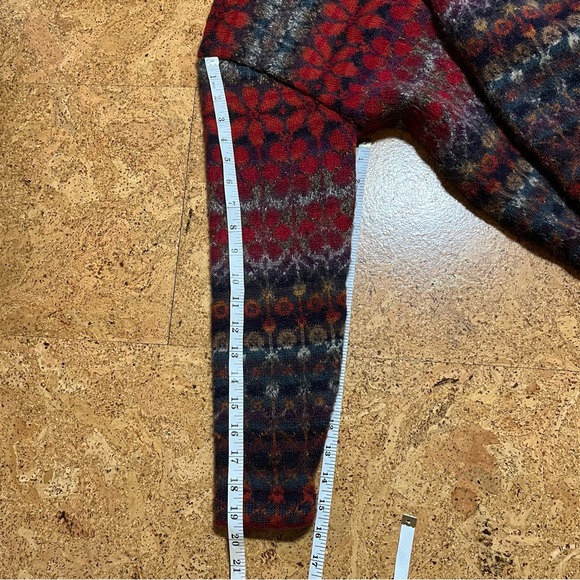 Intiwara Alpaca Multicolor Cardigan Sweater Sz S - Picture 11 of 12